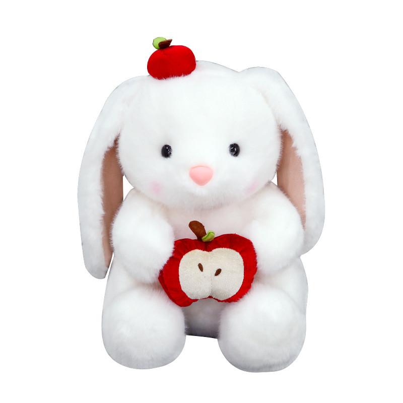 Плюшевая игрушка-кролик из короткого плюша для детей и в подарок