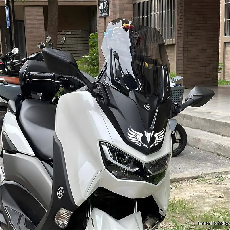 Yamaha MT Series Motorcycle Helmet & Headlight Reflective Decals (Waterproof).