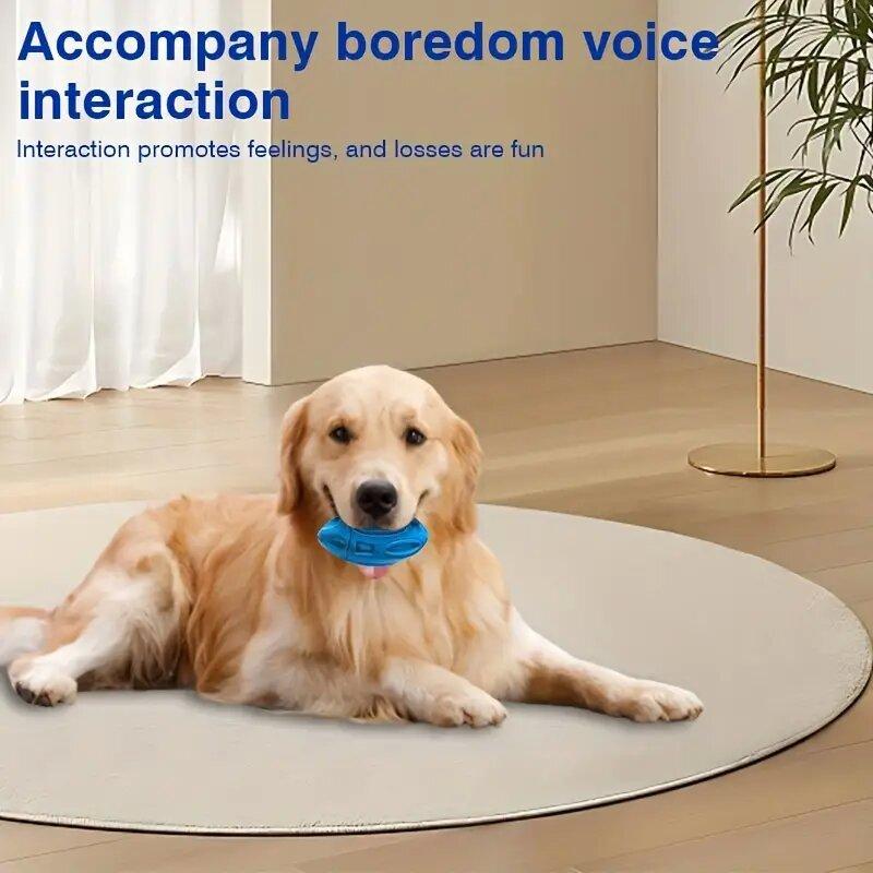 Высококачественная пищащая игрушка для собак, мяч для регби, резиновые принадлежности для домашних животных, интерактивные, прочные, устойчивые к укусам щенков, жевательные мячи, изящные ювелирные изделия