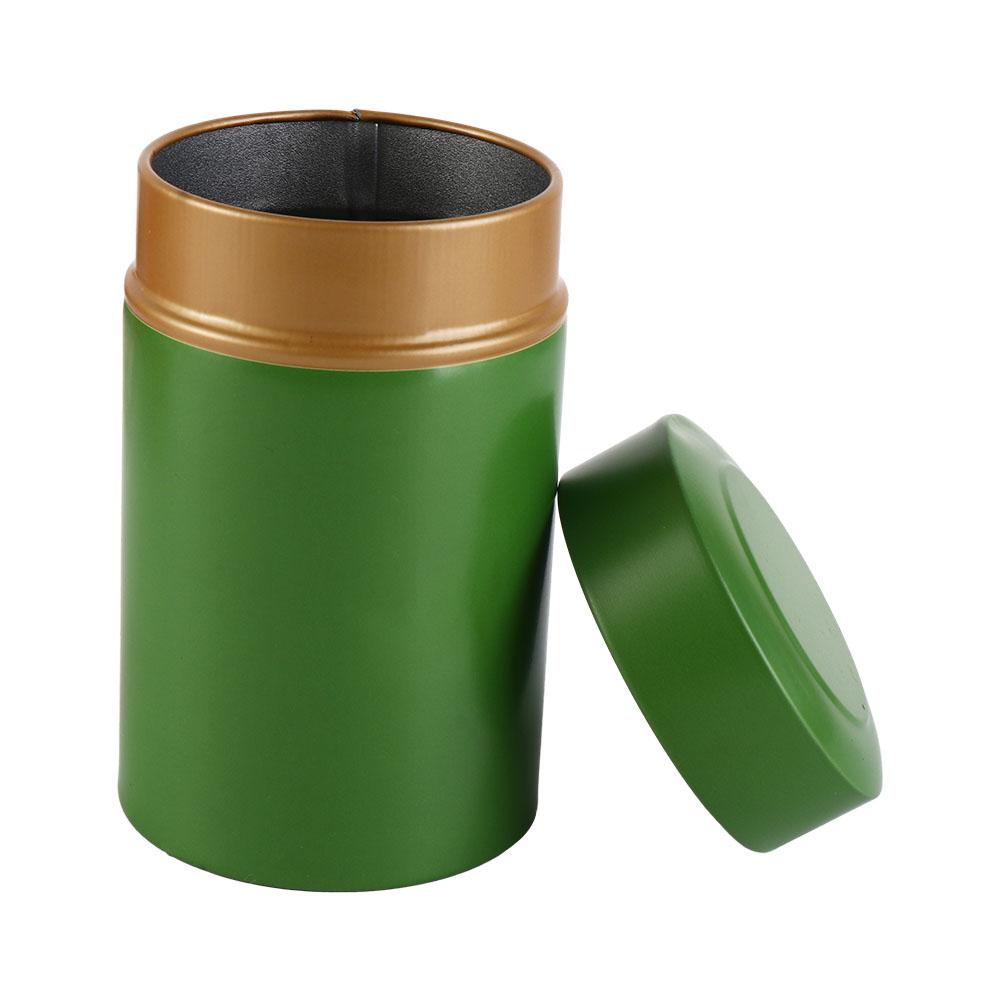 1Pcs Mini Smell Proof Small Portable Tea Container for Loose Dry Tea Leaves Tea Tin Tea Can