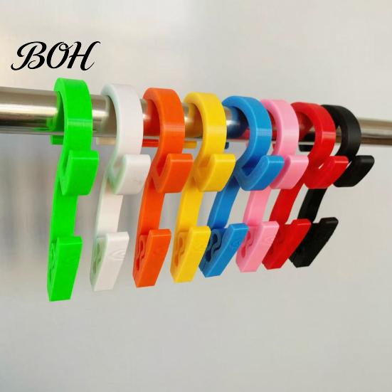 No Drill Towel Clips S-Shaped Hook with Clip, Heavy Duty Hanging Hook, 2-In-1 Memo Holder Multi-functional Clamp Hanger, 3D Printed Clothes Pin