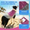 Sun Protection Pet Cooling Shirt Ice-Silk Pet Cool Clothes Pet Apparel Dog Cool Coat  Beach Travel