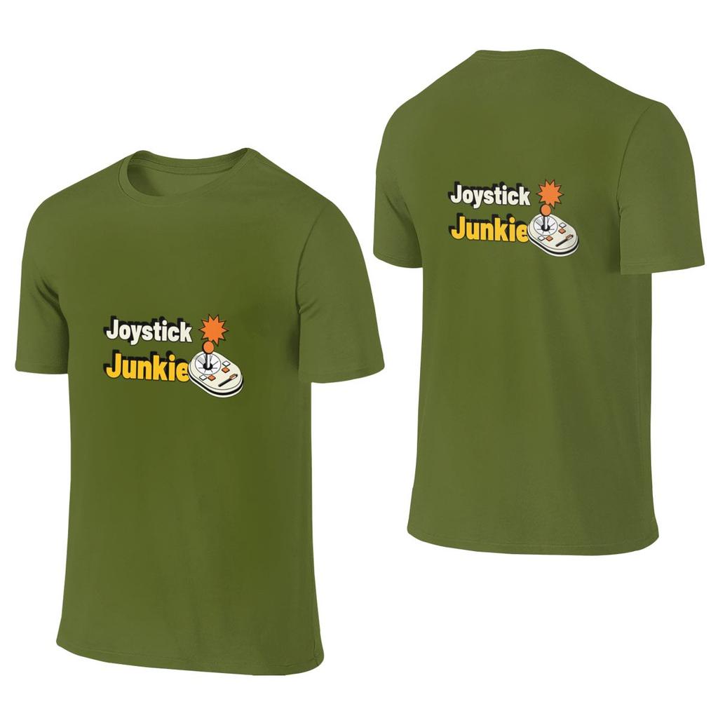 Joystick Junkie Breathable And Sweatwicking Reversible Tshirt Korean Style Lazy Basic Versatile Basic Tee