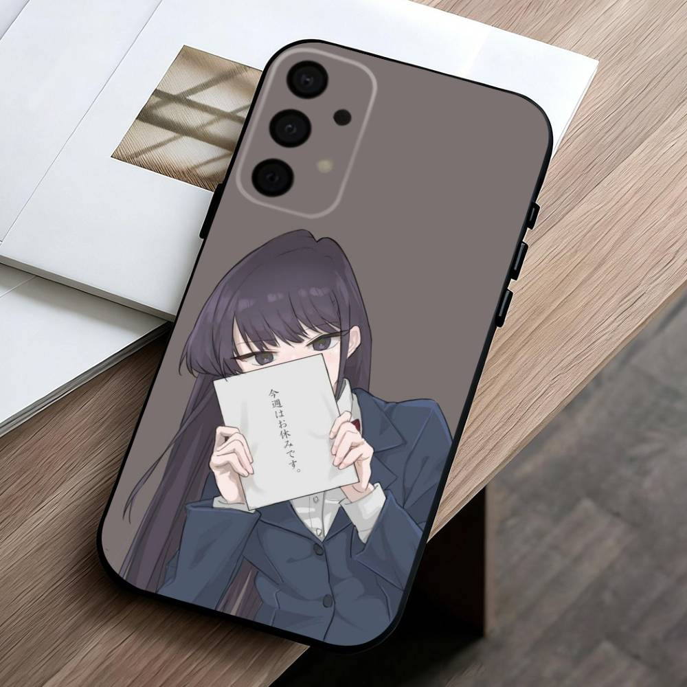 K-Komi Cant C-Communicate phone Case For Samsung Galaxy A73,A72,A71,A70,A53,A52,A51,Others Soft Black Shell