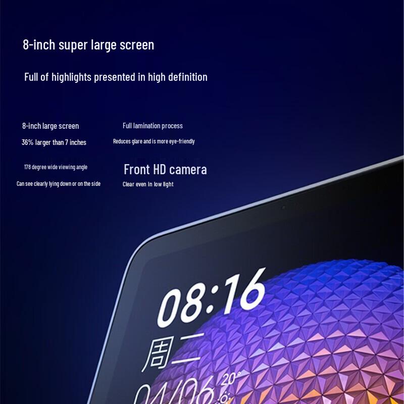 Умная колонка Xiaomi Redmi Xiao Ai с сенсорным экраном 8, китайская вилка (адаптер в комплекте)