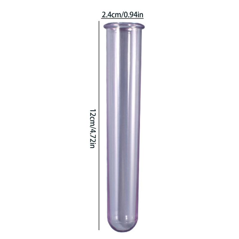 3 шт. Современные акриловые прозрачные вазы Пробирка для цветочных композиций Гидропонное растение Домашний декор Настольный дисплей для офиса