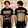 Рок Группа Deep Purple 3D Печать Футболка Мужчины Женщины Мода Повседневная Футболка с коротким рукавом Хип-хоп Топы Футболки Мужская Одежда