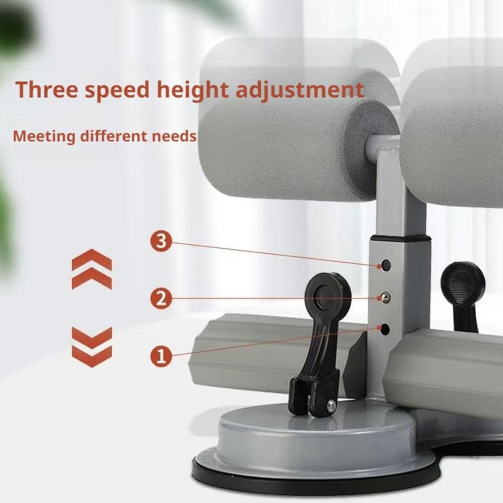 Sit Up Assist Device For Home Use, Double Suction Cup, Slip Strap, Adjustable Drawstring, Fixed Abdominal Roll, Fitness Equipment For Home Use