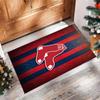 Boston Red Sox Crystal Velvet Carpet Soft Anti?Slip Floor Mat Comfortable Home Living Room Bedroom Decor Rug