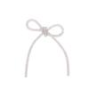 Sparkly Crystal Diamond Bow Brooch Anti Glare Tassel Sparkling Diamond Brooch  Blazer Accessory