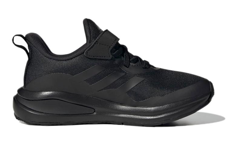adidas Fortarun Дышащие и износостойкие Низкие детские повседневные кроссовки Черные Детские GY7601