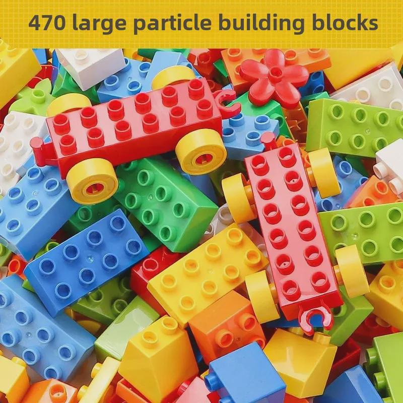Совместимые крупные строительные блоки для детей, развивающие развитие мозга, возраст 3-6 лет