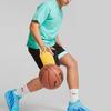 PUMA T Shirts Men's Aqua Green Crew Neck Moderate Straight Fit 621703-01