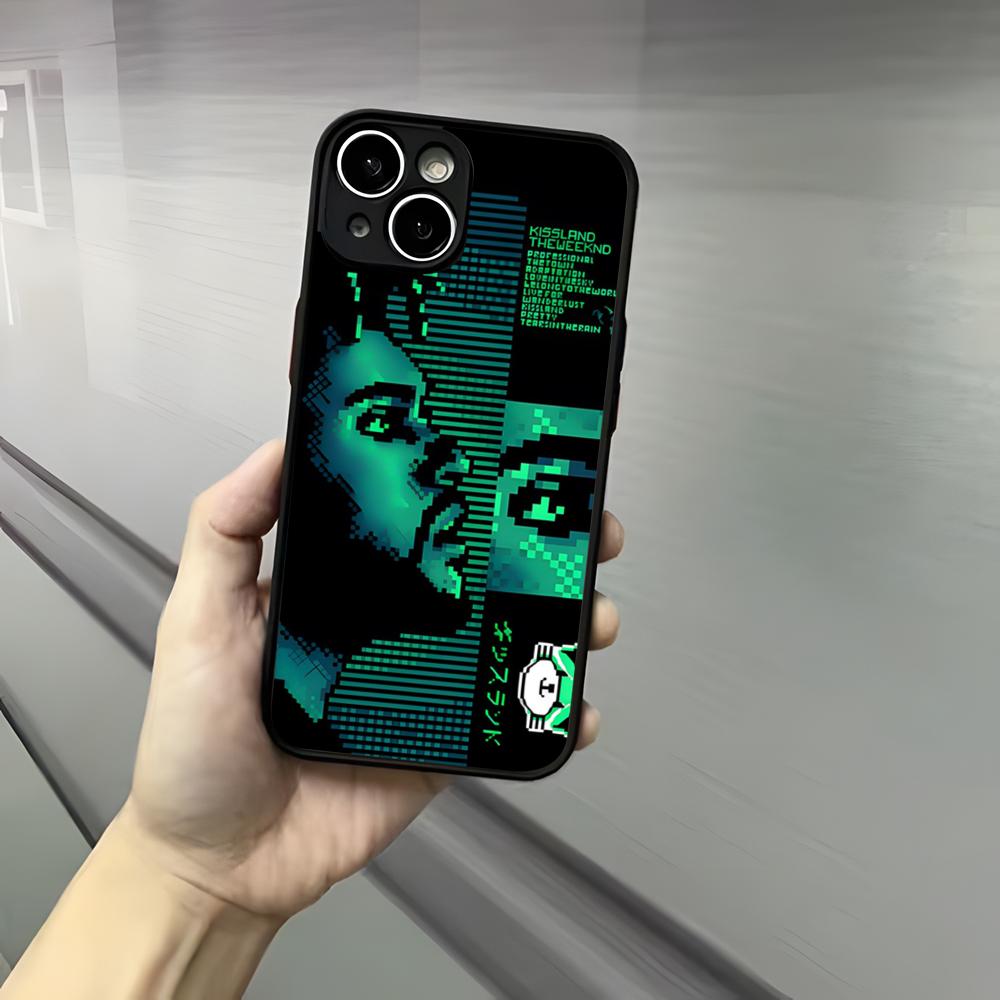 Чехол для телефона The Weeknd Kiss Land Для iPhone 17 16 15 14 13 12 Pro Max Xr Air Plus Черный Жесткий Чехол с Ощущением Кожи