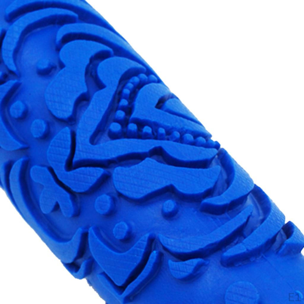 5-дюймовый малярный валик с тиснением и цветочным узором, № 16