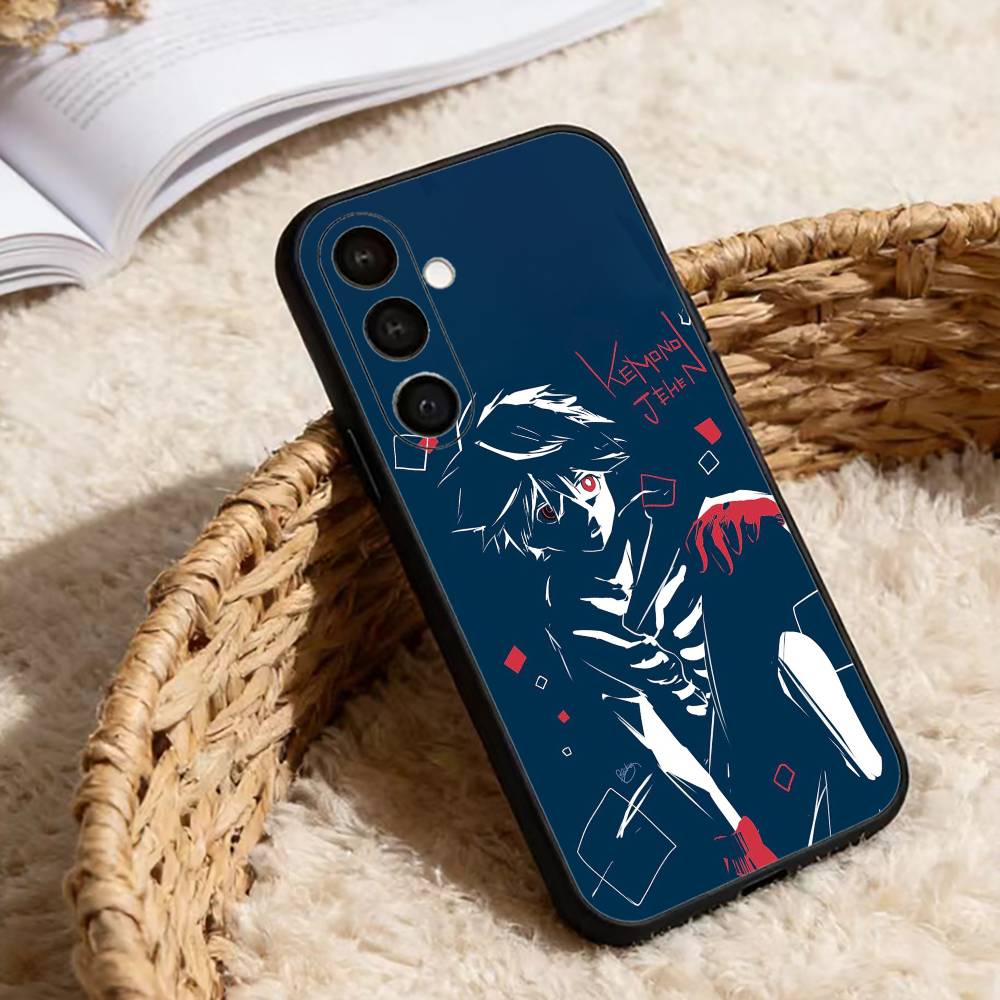 Аниме Kemono Jihen Крутой чехол для телефона Samsung Galaxy A20, 21s, 22, 31, 32, 52, 53, 72, 73, 80, 91 Мягкий черный корпус