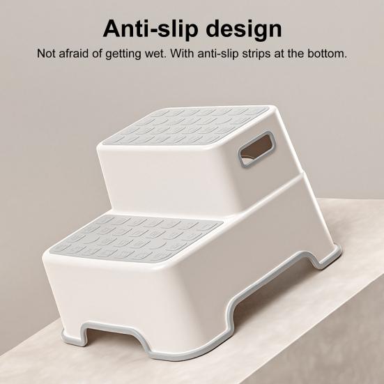Туалетный стул-подставка Многофункциональный Регулируемый Нескользящая поверхность Эргономичный дизайн Для детей и взрослых Средство от запора