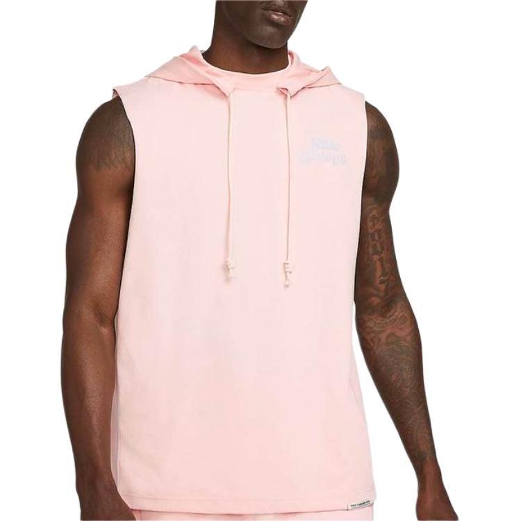 Nike Dri-FIT Standard Issue Solid Color Sleeveless hooded Vest Large Pink Men's DH7442-610