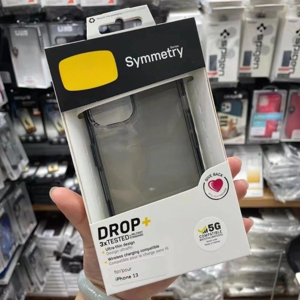 Прозрачный чехол с блестками Symmetry Series для iPhone 17 Pro Max Air 16 15 14 13 12 11, прозрачный оригинальный чехол Ott BOX с защитой от падений