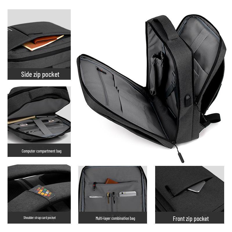 Высококачественный водонепроницаемый мужской дорожный рюкзак — вместительная и стильная сумка для ноутбука
