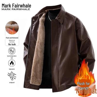Мужская куртка из искусственной кожи на флисовой подкладке Mark Fairwhale