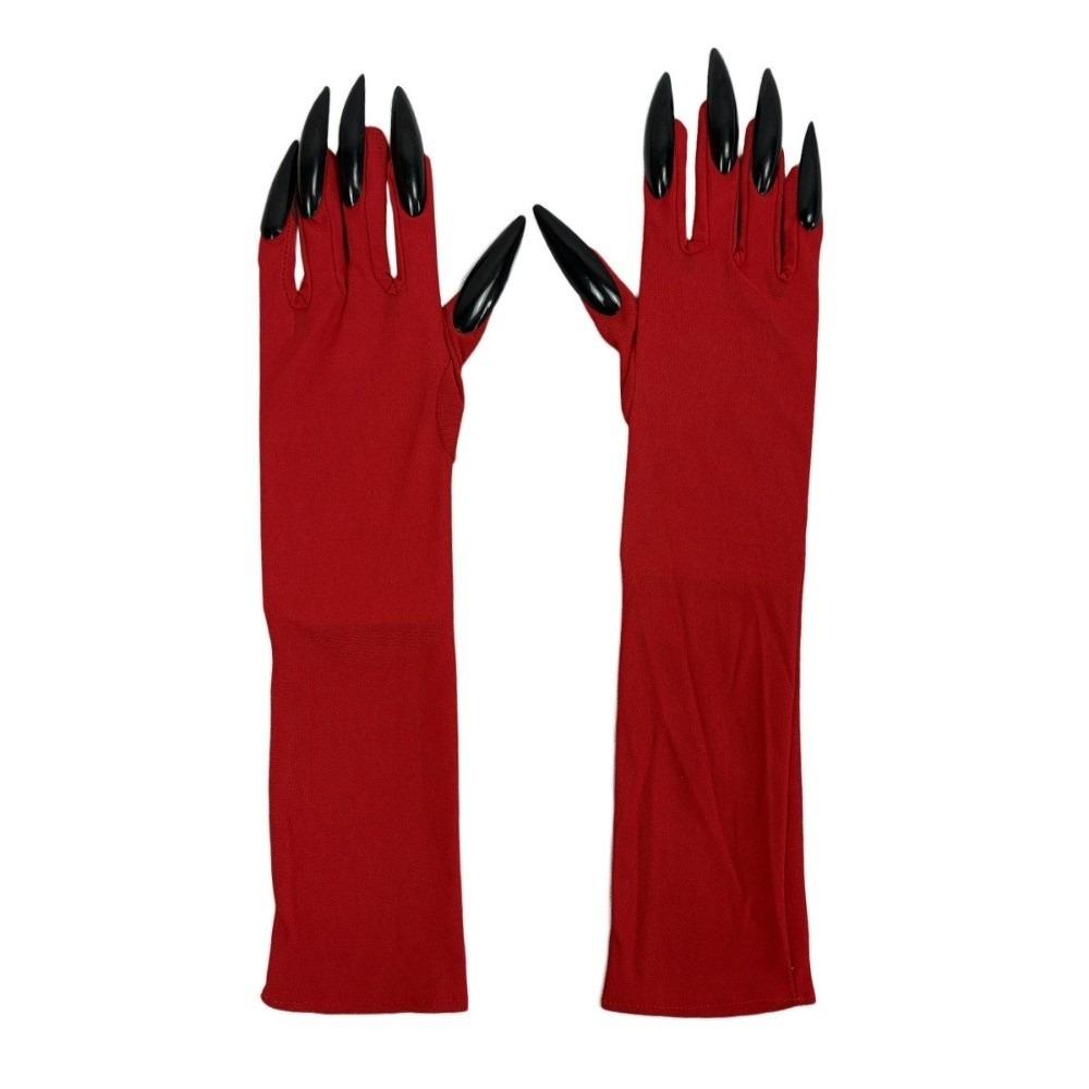 Fancy Props Halloween Cosplay Gloves Long Nails Ghost Claw Mittens Cosplay Performance