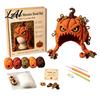Easy Step by Tutorial Highland Cow Hat Crochet Kit Halloween Pumpkin Spider Hood Kit DIY Handmade Craft for Adults Teens Theme Project