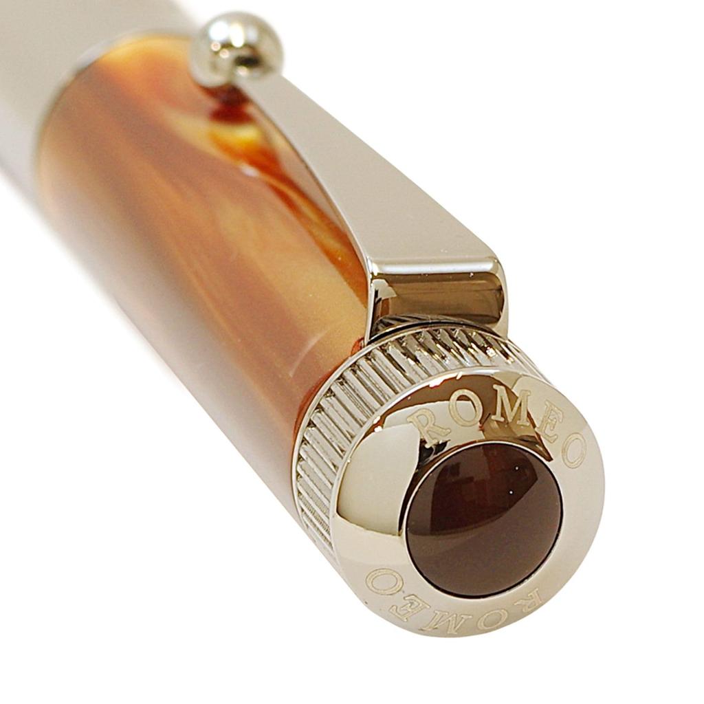 Romeo Itoya ROMEO 3 Ballpoint Pen Thick Shaft Italian Amber R184 No.