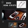Стайлинг автомобиля, декоративная рамка с отверстием для ключа запуска автомобиля для BMW X5X6 E70 E71, модификация интерьера из нержавеющей стали
