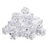 50 Pcs Clear Fake Ice Cubes Acrylic Irregular Shape Vase Fillers Artificial for Photography Props Wedding Party Decorations Ice