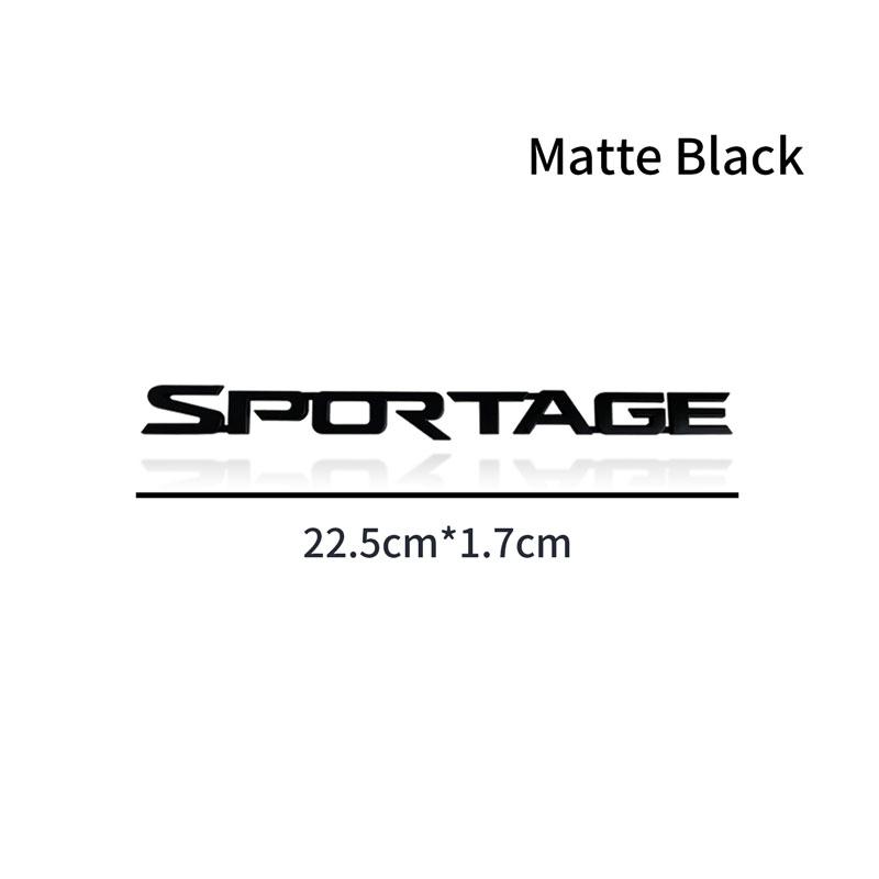 3D ABS Car Stickers Sportage R Auto Letter Logo Decoration Rear Bumper Tail Door Trunk Decals For KIA Car Styling AccessoriesIH0