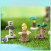 Cute Resin Mini Direction Signs For Fairy Garden Decor Four Assorted Styles