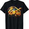 Funny Dabbing Yellow School Bus Graphic Gifts Kids Boys T-Shirt