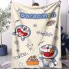 Hot Doraemon Japanese Anime Plush Small Cover Blanket Comfortable All Season Sofa Throw For Children Student Kids Birthday Gift