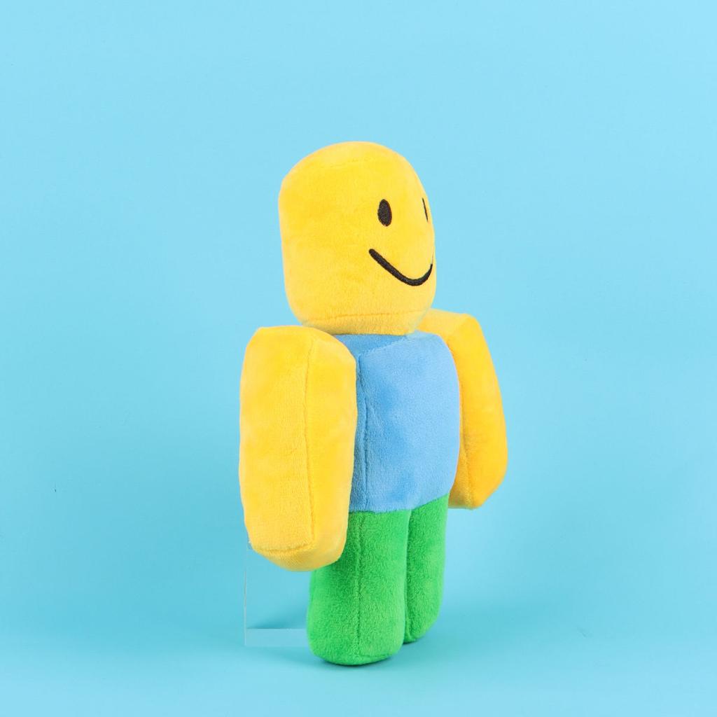 Новая плюшевая игрушка Roblox Noob 26 см, Классический блочный персонаж, Мягкая игрушка для фанатов игр и подарок на день рождения ребенка
