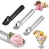 3 Types Portable Metal Non-stick Anti-feeze Ice Cream Scoop Spoon Kitchen Tool