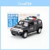 Модель полицейской машины Hummer H3 из сплава с инерционным механизмом для детской коллекции