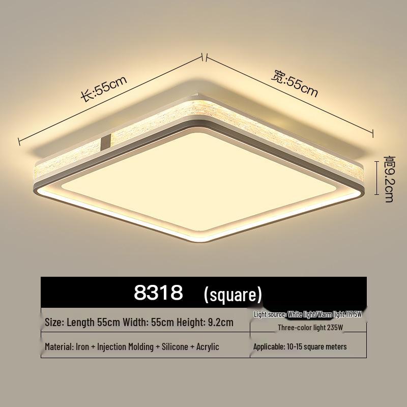 Modern Minimalist Luxury Ceiling Light for Bedroom and Study - Eye-Protecting Design