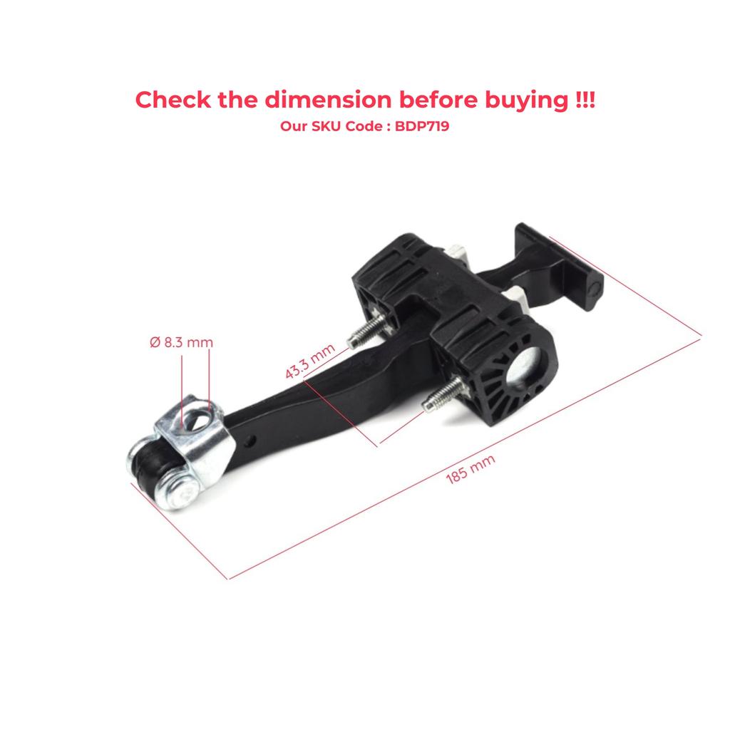 EDP719 Front Left OR Right Door Hinge Stop Check Strap Limiter 5160251 13107175 for Vauxhall Opel Astra H MK5 2/3/4/5 Door