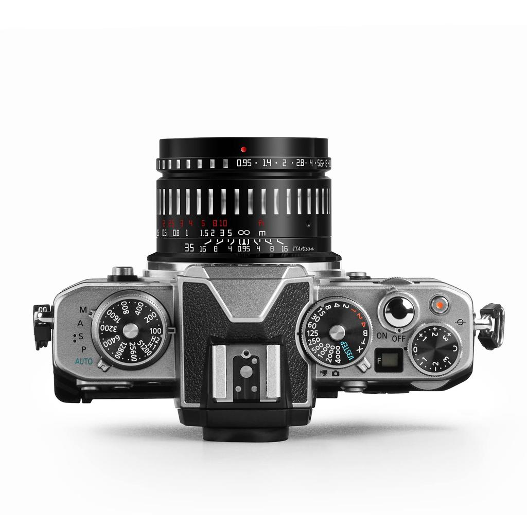 TTArtisan 35mm C Z Mount Nikon Z Black x Meisho Optical F0.95 APS-C Lens, Silver,