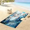Gawr Gura 2D Flat Print Beach Towel, Large Soft Quick Dry Towel for Beach Camping SwimmingDSTJ0925243