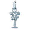 [E9149] - Silver Pendant 'Letter I' Silver - 15x10 Mm
