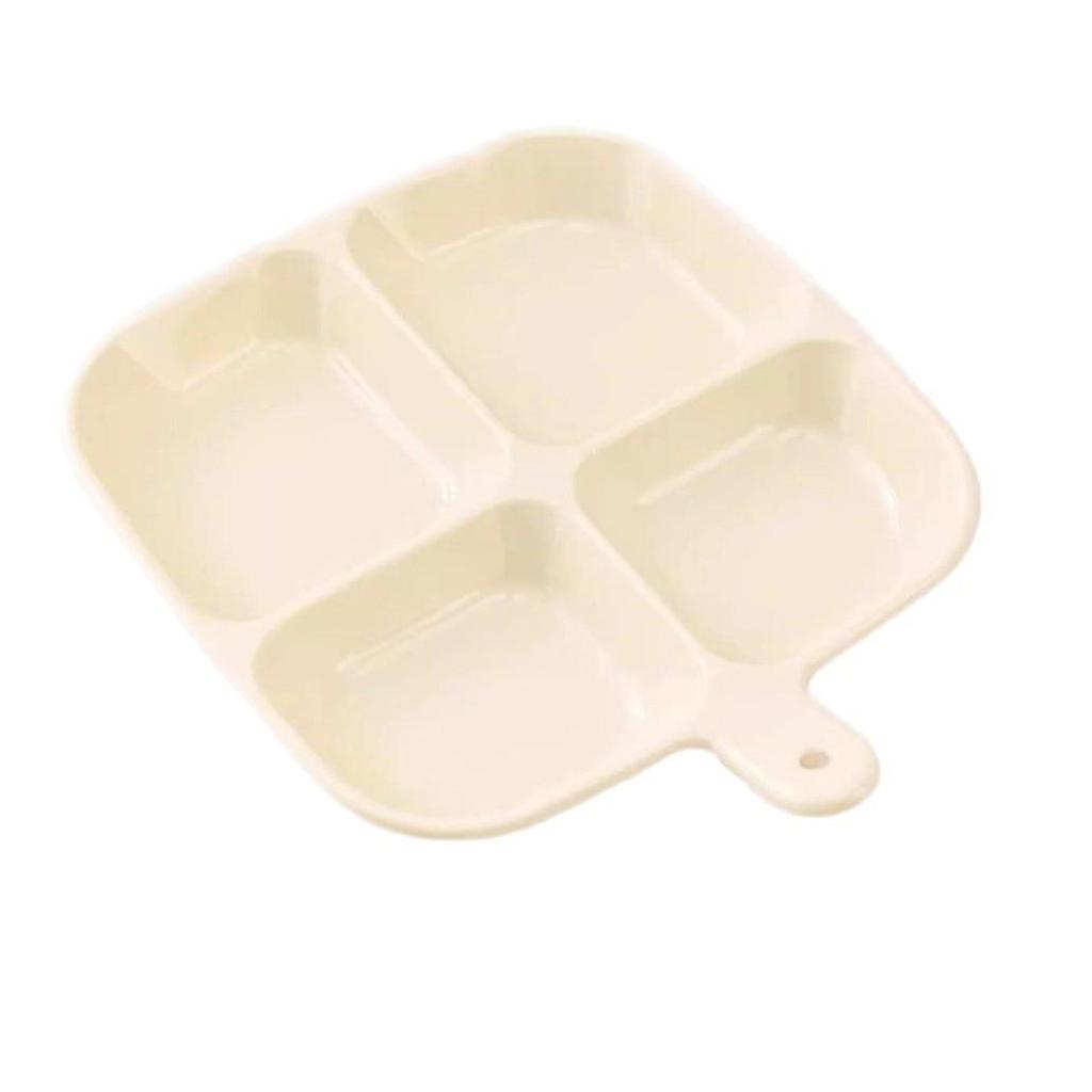 Многофункциональная тарелка с отделениями для гарниров, хот-пота и приправ