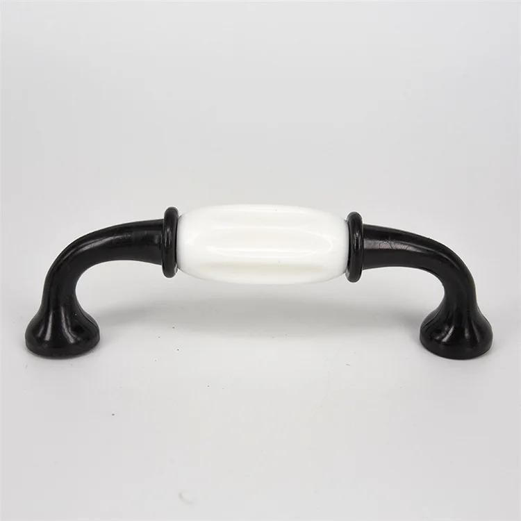2PC Rural Style Plastic Handle Home Decoration Wardrobe Door Cabinet Handle Simple Furniture Drawer Handle