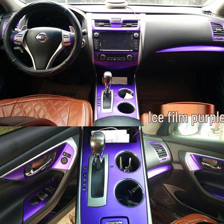 Compatible with 2013-2018 Teana, Carbon Fiber Center Console Gear Decor Sticker.