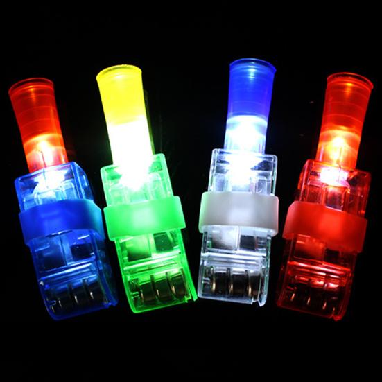 10 шт. Пальчиковый фонарик Долговечный светодиодный проекционный пальчиковый фонарик Игрушки Эластичная лента