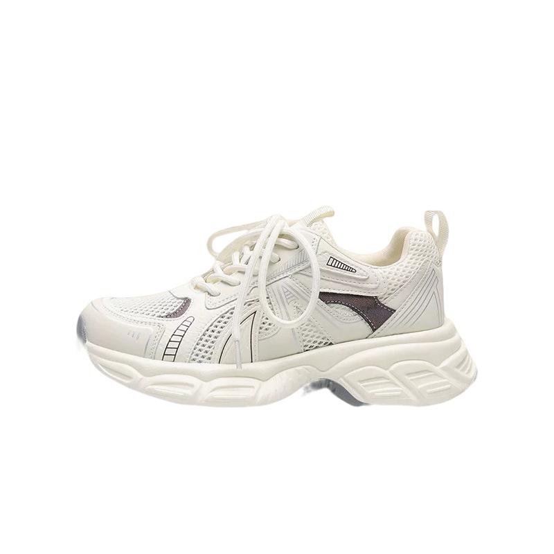 Daddy Shoes Autumn New Breathable Chic Versatile Mesh Shoes Lightweight Running Sneakers