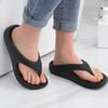 Fashion Comwarm Unisex Soft Cloud Slippers Platform Flip Flops Women Summer Beach Sandals With Arch Support Non-slip Bathroom Slides