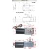 Bringsmart Brushless DC Worm Gear Motor 5840-3650 12V 24V BLDC Self-locking Braking Gearbox 8-470rpm Electric Motor Customized