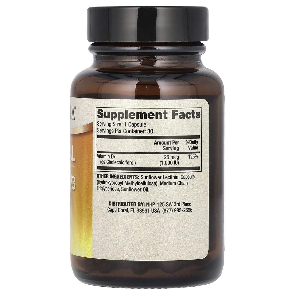 Доктор. Mercola, липосомальный витамин D3, 1000 МЕ, 30 капсул